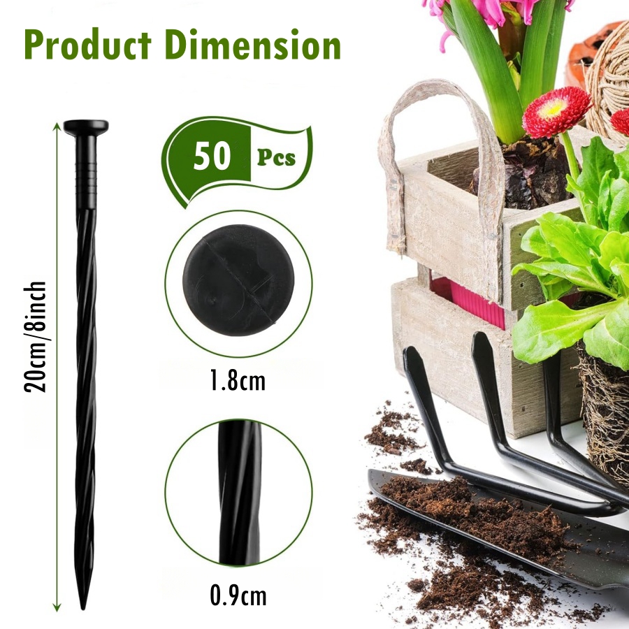 Dry Herb Vaping Accessories - 10Pcs Plastic Garden Ground Stakes 11cm