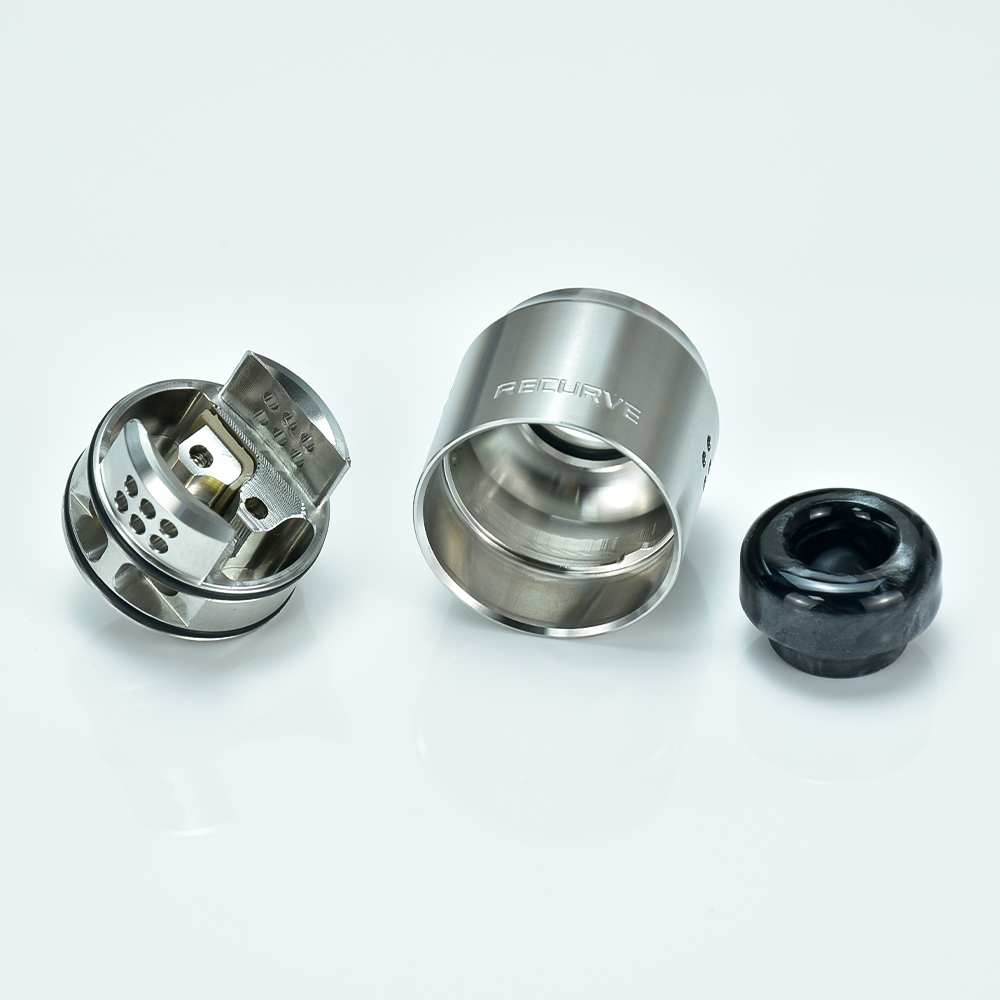 Recurve RDA 24mm rebuildable V - Rda Atomizer Deck ulasan dan harga