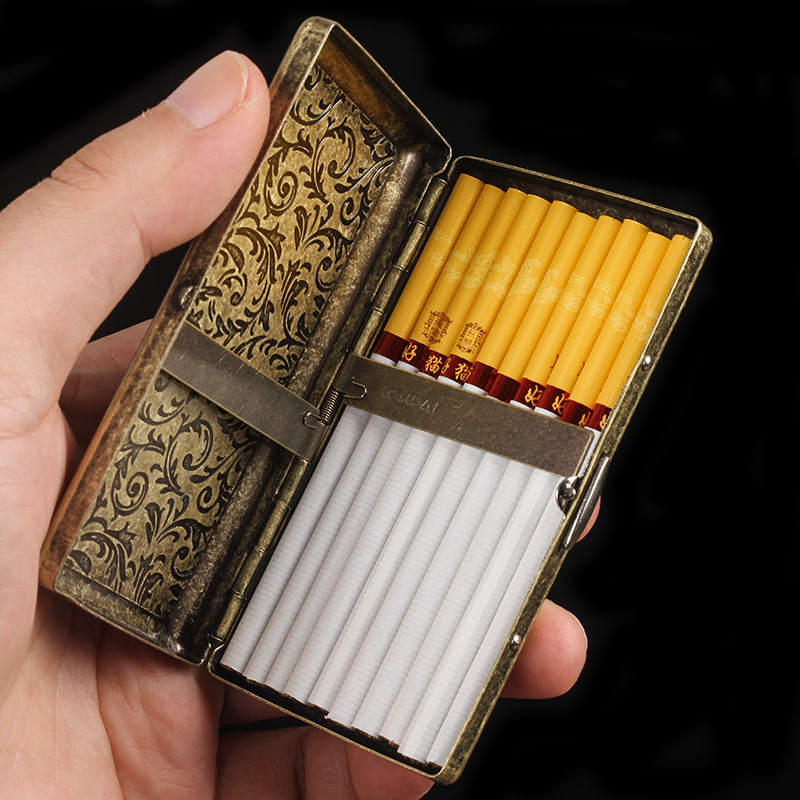 Slim Embossed Cigarette Case 2 - Smoking & Vaping Accessories ulasan dan harga