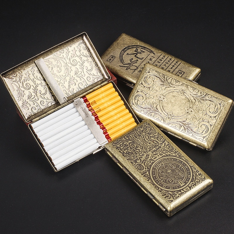 Slim Embossed Cigarette Case 2 - Smoking & Vaping Accessories ulasan dan harga