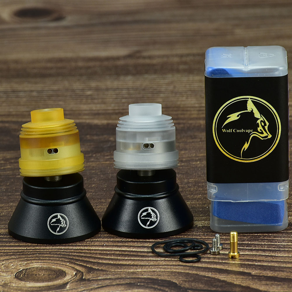 Wolfcoolvape Hussar V2 RDA Tan - Rda Atomizer Deck ulasan dan harga