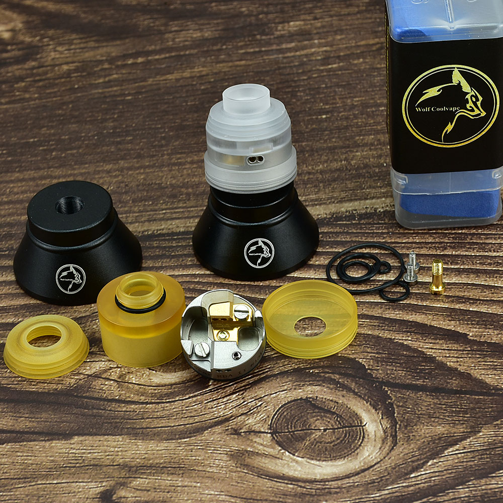 Wolfcoolvape Hussar V2 RDA Tan - Rda Atomizer Deck ulasan dan harga